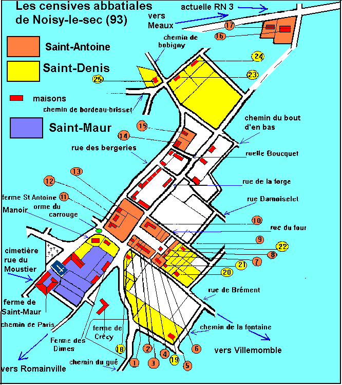censive Saint-Antoine et Saint-Denis